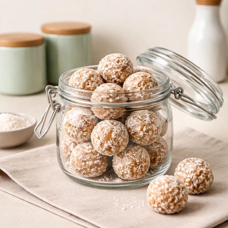 High-Protein Pre-Workout Balls (No-Bake)